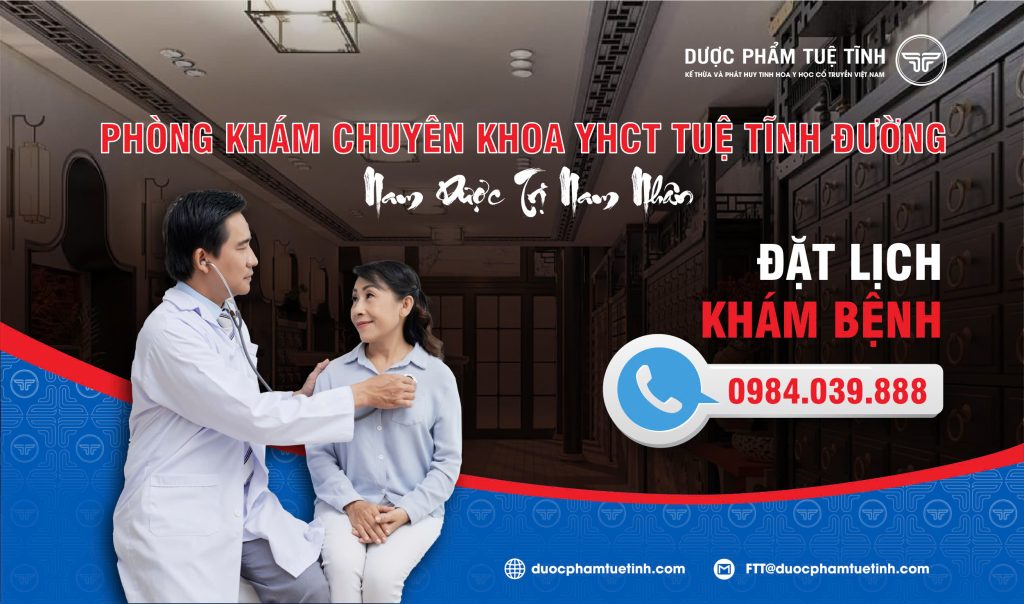 Tuệ Tĩnh Đường hướng dẩn đặt lịch trực tuyến thăm khám và tư vấn sức khỏe 